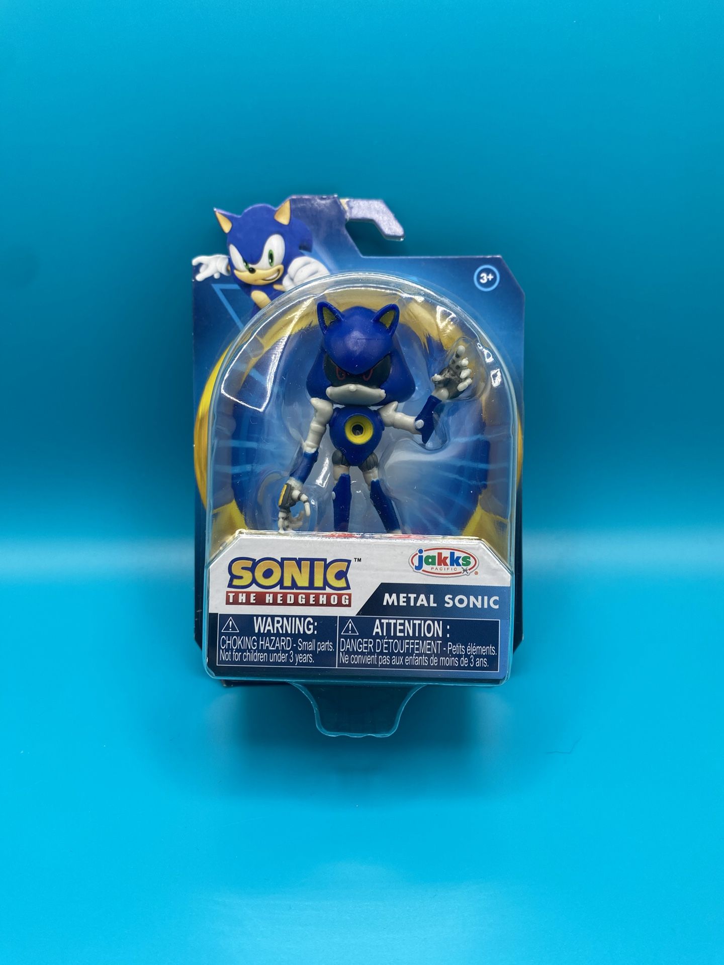 (NEW) Sonic The Hedgehog Action Figure 2.5 Inch Metal Sonic Collectible Toy