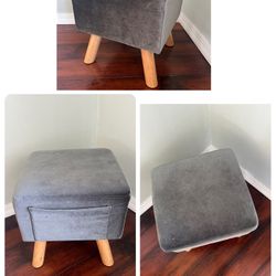 Ottoman Velvet Stool