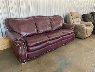 Leather sofa