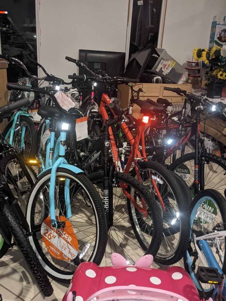 Lots Of Bikes For Sale Different Sizes Mostly 24" 26" 27.5"