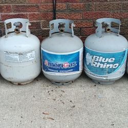 Empty Propane Tanks,  $15 Each 