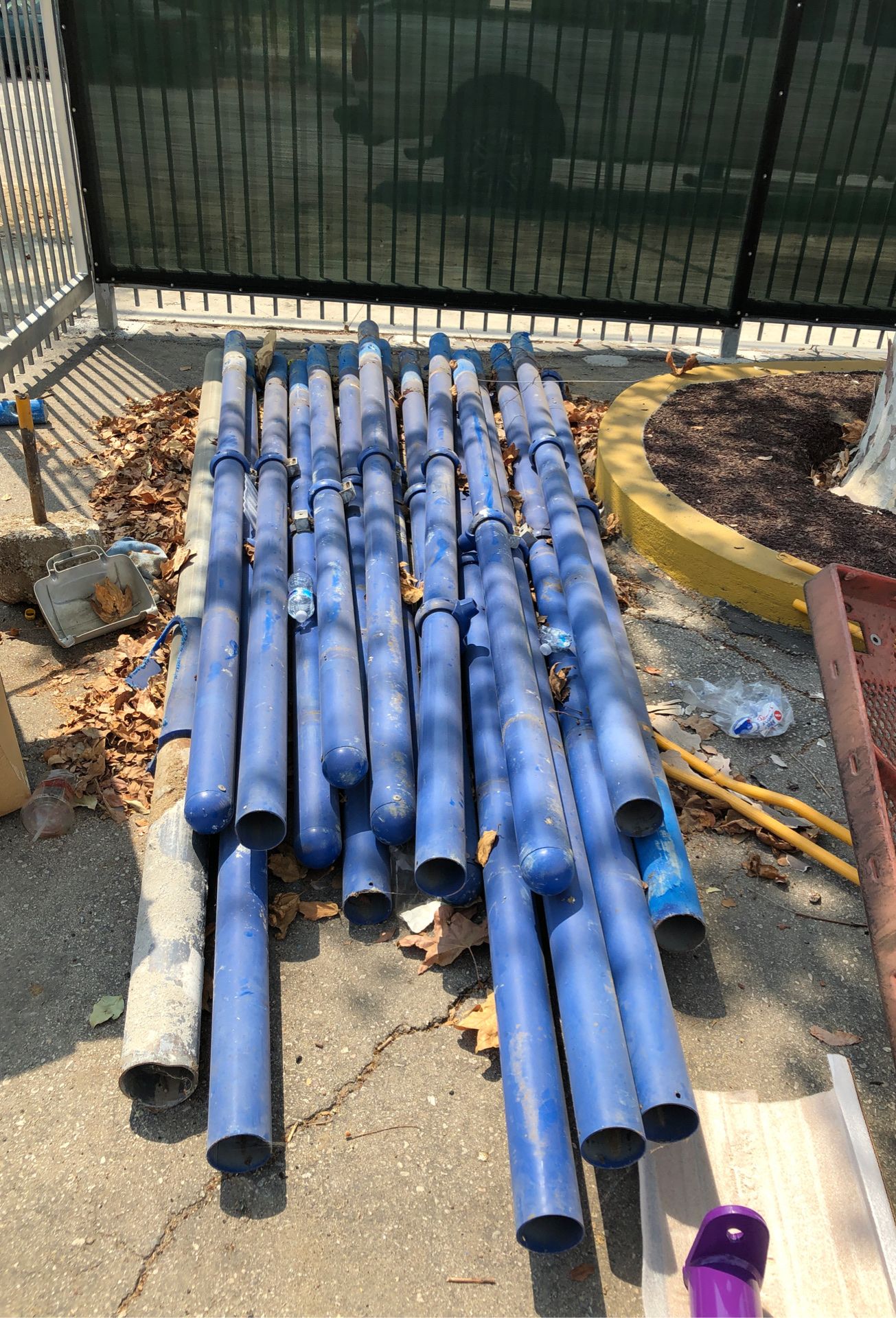 Galvanized post powder coating paint