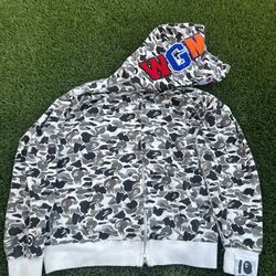 Grey Bape Hoodie