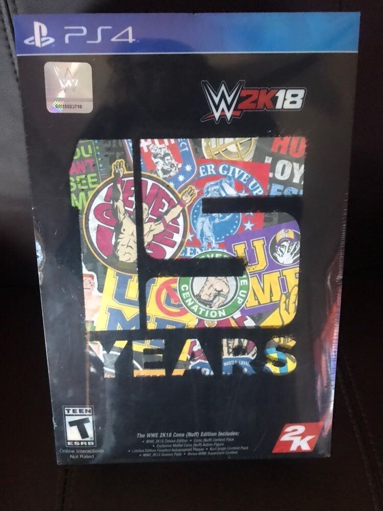 WWE 2K18 Cena (Nuff) Edition - PS4 NEW & Sealed!