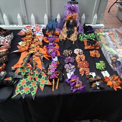 Halloween Bows & Headbands 