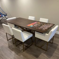 Dining Table & Chairs Restoration Hardware