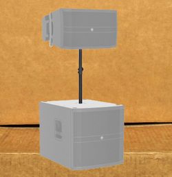Mackie SPM200 Subwoofer Pole Extendable Speaker Mount 110 Lb Capacity 🚨 Payment Options Available 🚨 No Credit Needed 🚨