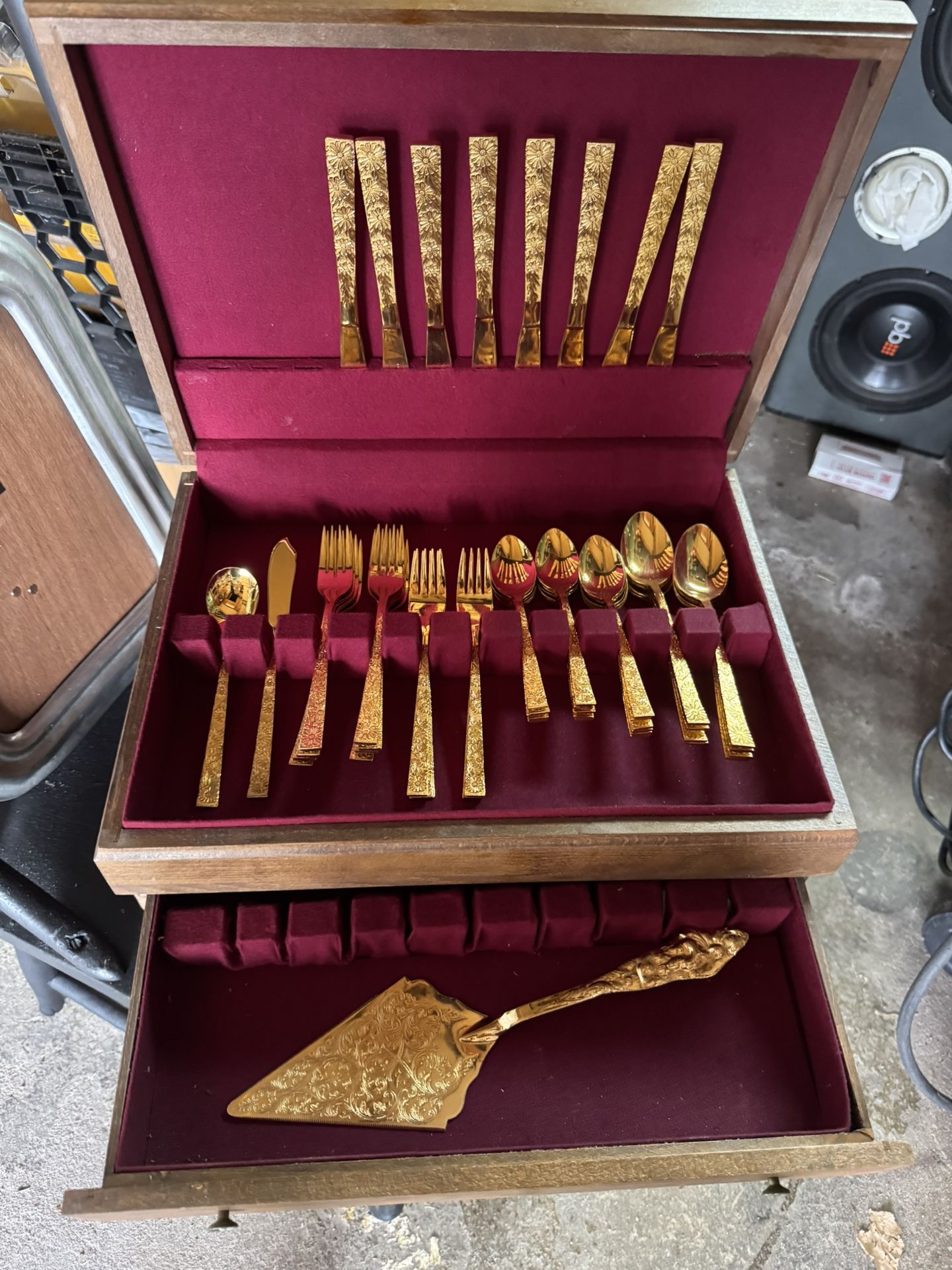 Gold Platted Silverware
