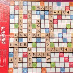 Custom Scrabble Board.