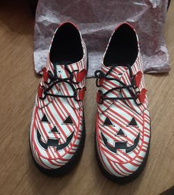 Strangecult Candy Cane Crypt Shoes