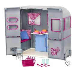 Brand New  Our Generation Camper With Accessories Camping
