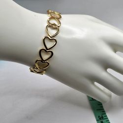 Hearts Bracelets Stainless Steel 