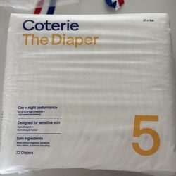 5 packs Coterie The Diaper Size 5
