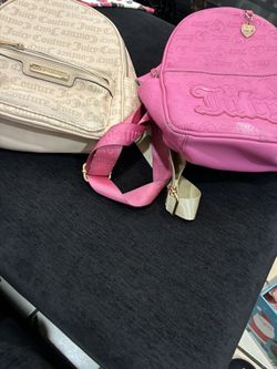 Two Juicy Couture Backpacks Small Used 