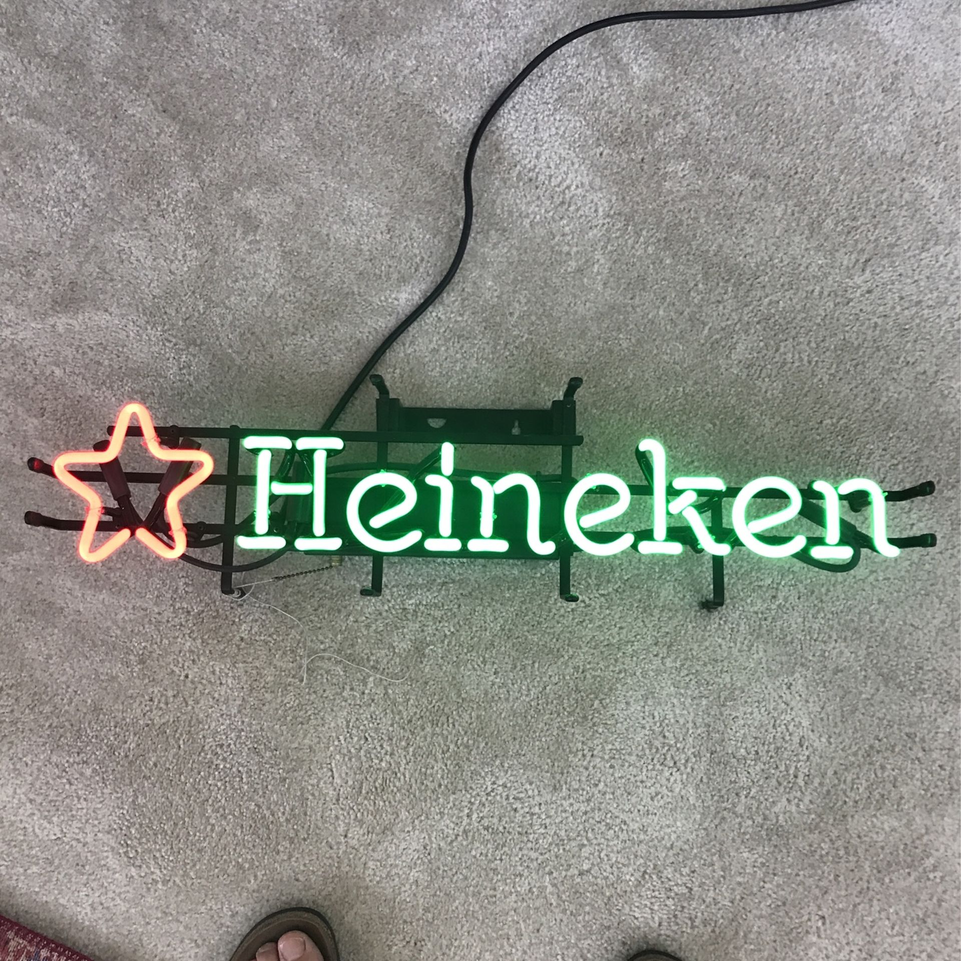 Heineken Neon Sign