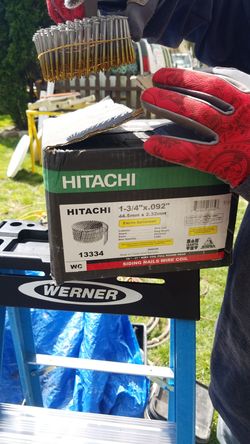 Hitachi siding nails wire coil 1 3/4