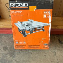 Ridgid  7” Table Top Wet Tile Saw