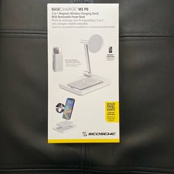 Charging Stand (3-1 Magnetic Wireless Charging Stand With Removable Power Bank)