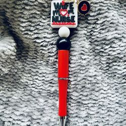 Beaded Pen, Mom, Nurse, Valentine’s Day Gift
