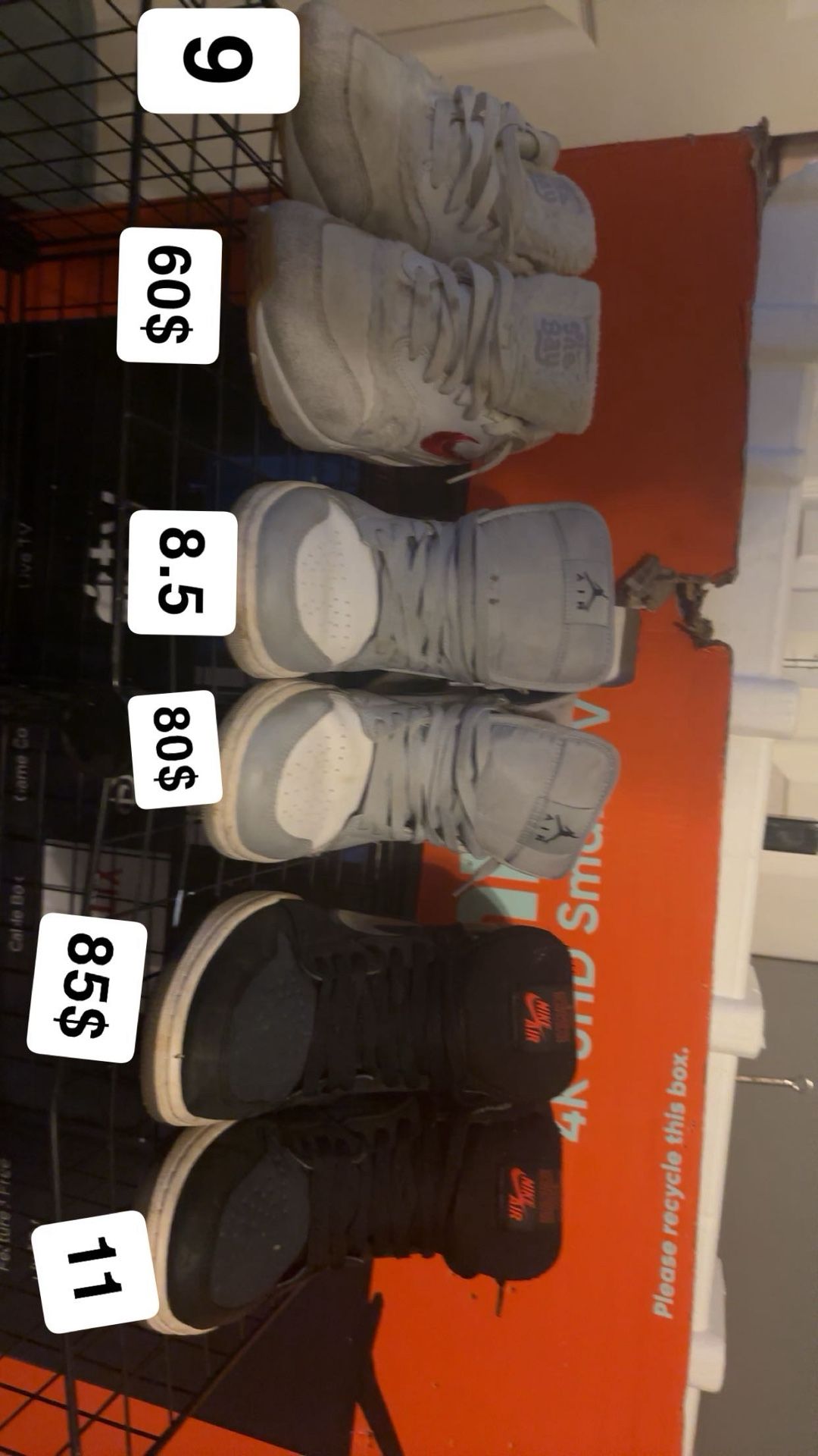 2 Jordan 1’s 1 Nike Air Max The Bay 