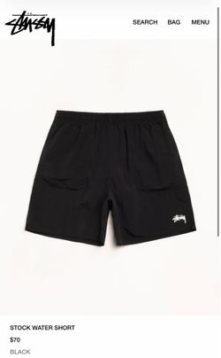 Stussy Black Water Shorts Size M