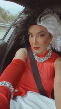Cruella wig / excellent condition