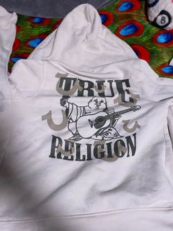 True Religion White zip up