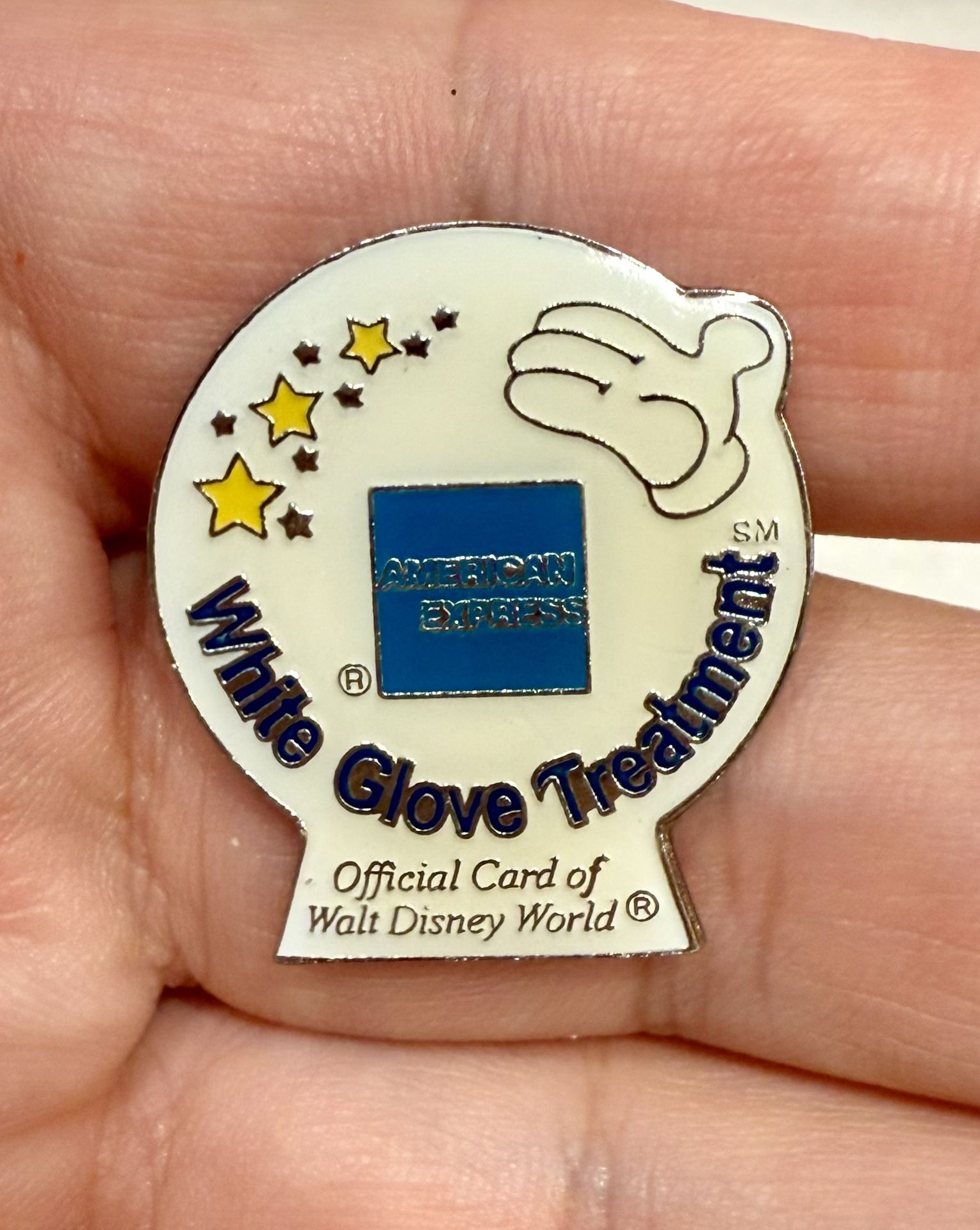 Walt Disney World American Express White Glove Treatment Disney Pin 8921