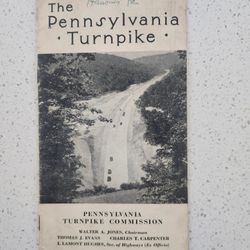 Vintage PA Turnpike Guide