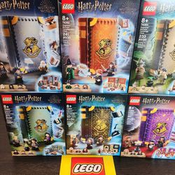 LEGO Harry Potter Complete Hogwarts Class Book Collection! 6 Sets! NEW!