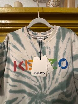 Kenzo Tie-Dye Logo Sweatshirt Size XL
