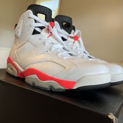 Jordan 6 Infrared White Size 13  Excellent Condition 