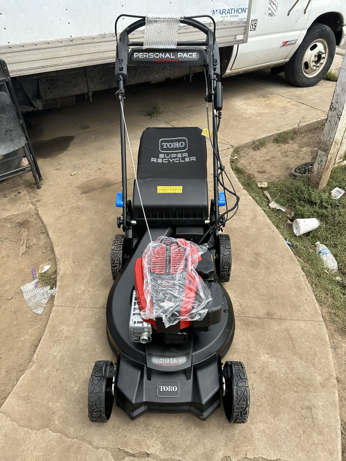 Toro super recycler online electric start