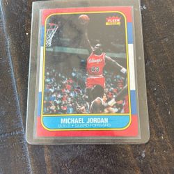 Michael Jordan Fleer Premier 1986