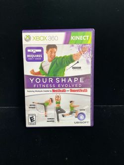 Your Shape fitness evolved Xbox Kinect Untested