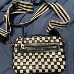 Checkered Crossbody