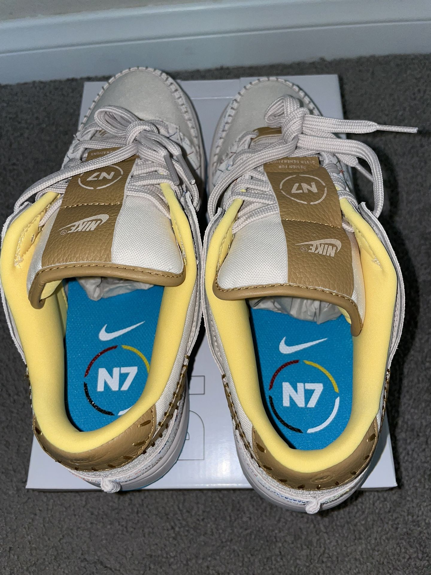 NIKE DUNK LOW N7 BY YOU KYRIE IRVING CUSTOM SIZE 8.5