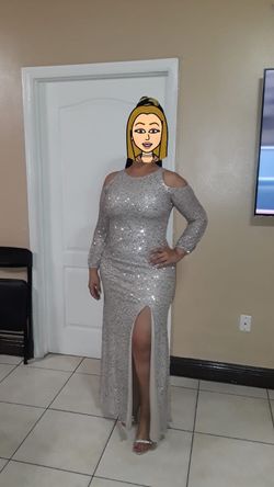 Night Dress for a fifteen, wedding or party / Vestido para fiesta de Quince, boda o fiesta de Noche