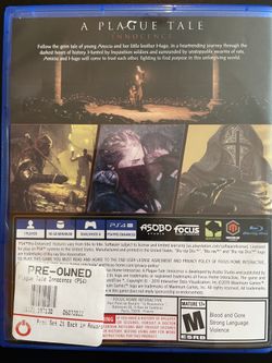 A Plague Tale [ Innocence ] (PS4) NEW