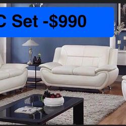 FREE DELIVERY💥Brand New 💥3PC Sofa, Loveseat, Chair Set 