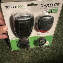 Bicycle Headlight And Taillight Solar , New! 