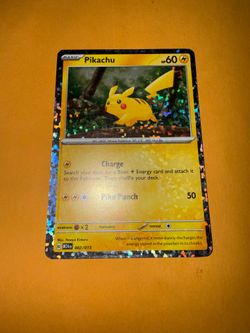 Pikachu Holo Pokémon Card 002/015 M24EN