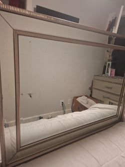 Large silver mirror $50 OBO
