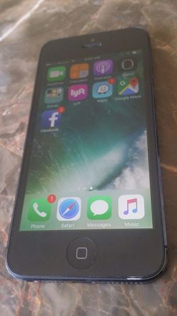 Iphone 5 black unlocked works with any sim card metro pcs , tmobile, att,cricket,