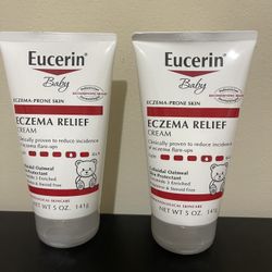 2Pack Eucerin Baby Eczema Relief Body Cream 5.0 oz