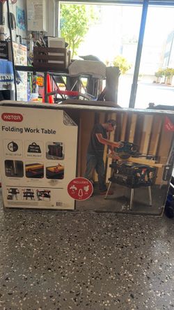 Folding work table new never used