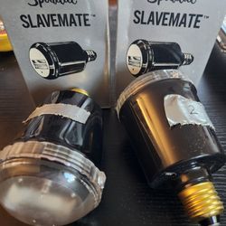 Set Of 2. Spiralite Slavemate Lights