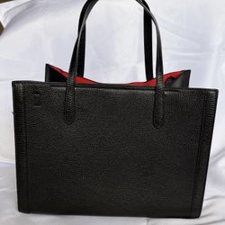 Banana Republic Italian Leather Medium Tailored Tote Bag