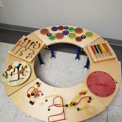 Children's Activity Table With 8 Chairs