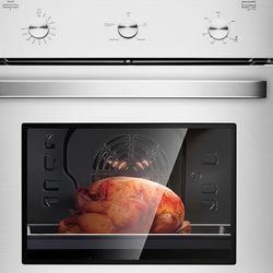 🔥 Empava EMPV-24WO08 24" Gas Wall Oven Stainless Steel w Convection & Rotisserie Brand New Unopened